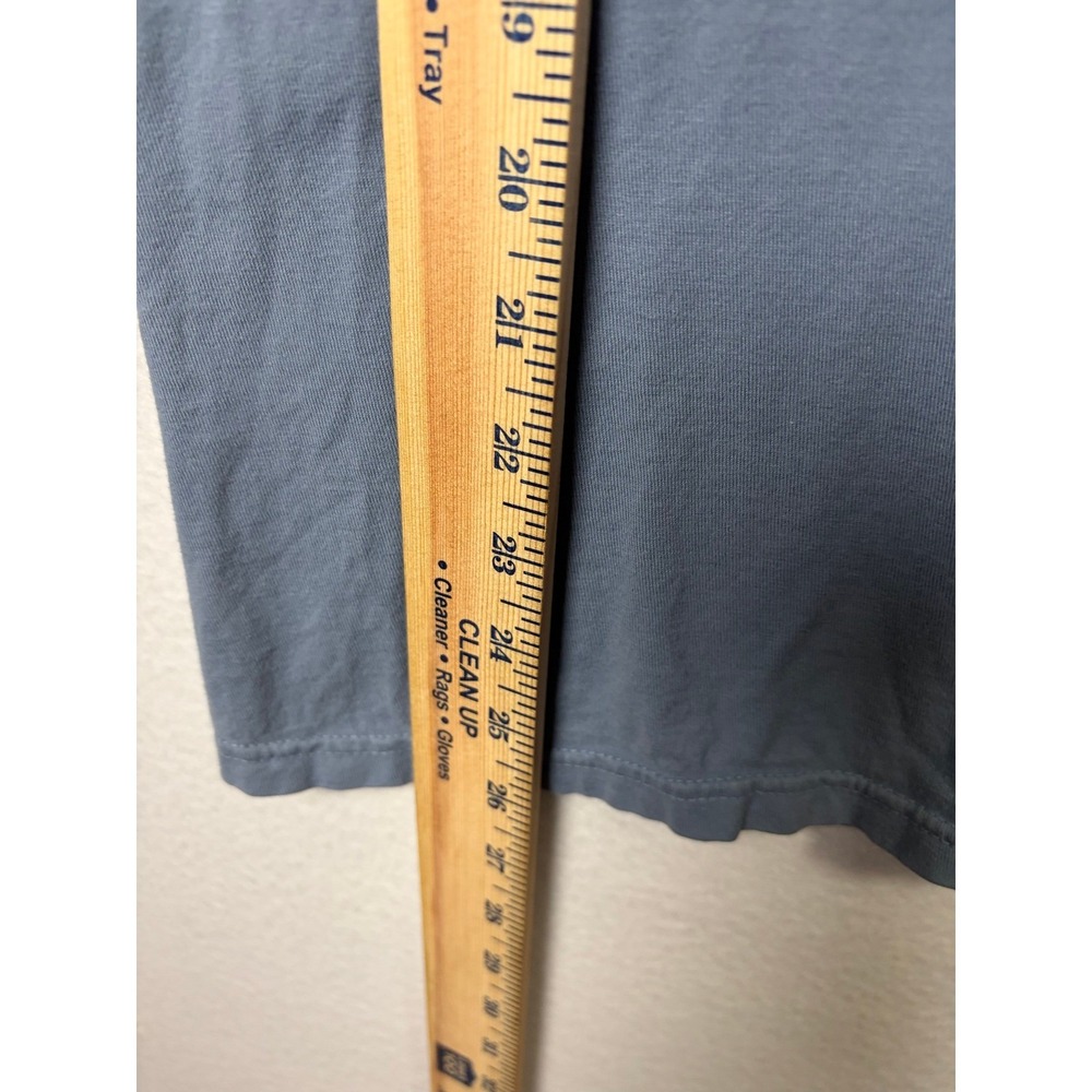 Quiet Storm Surf Shop T-Shirt Mens S Blue Excellent Long Sleeve Pocket Key West - Picture 4 of 5